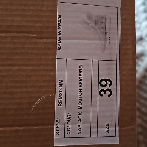 NIB Anthropologie Maypol Beige Shearling Lined Boot 39 - Picture 5 of 5